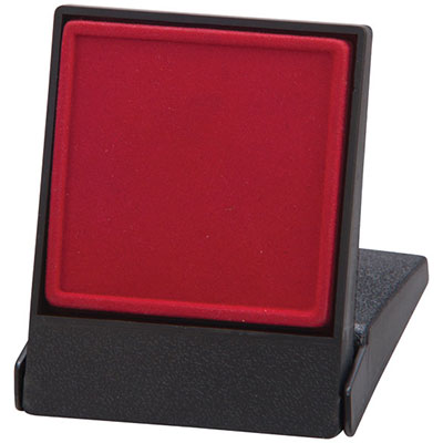 Red Inner 50mm Black Medal Case