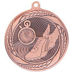 Bronze Typhoon Track Running Medals 