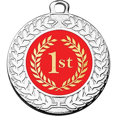 1st Place Silver Medal 40mm