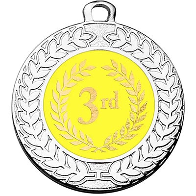 3rd Place Silver Medal 40mm