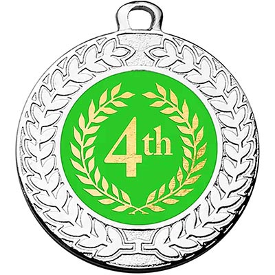 4th Place Silver Medal 40mm