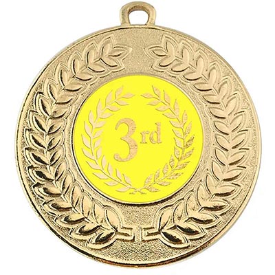 3rd Place Gold Medal 50mm