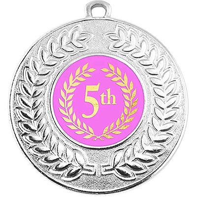 5th Place Silver Medal 50mm