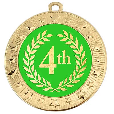 4th Place Gold Medal 70mm