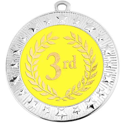 3rd Place Silver Medal 70mm