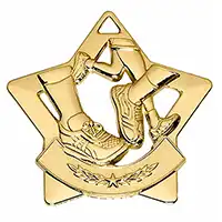 Mini Star Running Medal 57mm