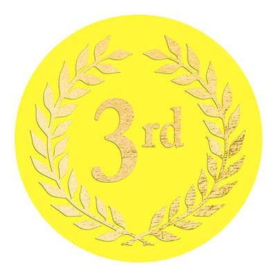 3rd Place Centre 25mm