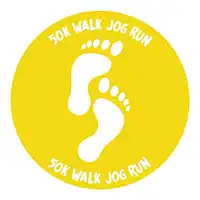 50K Walk Jog Run Centre 25mm